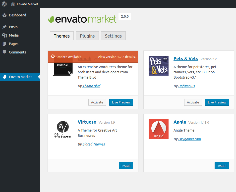 envato themes